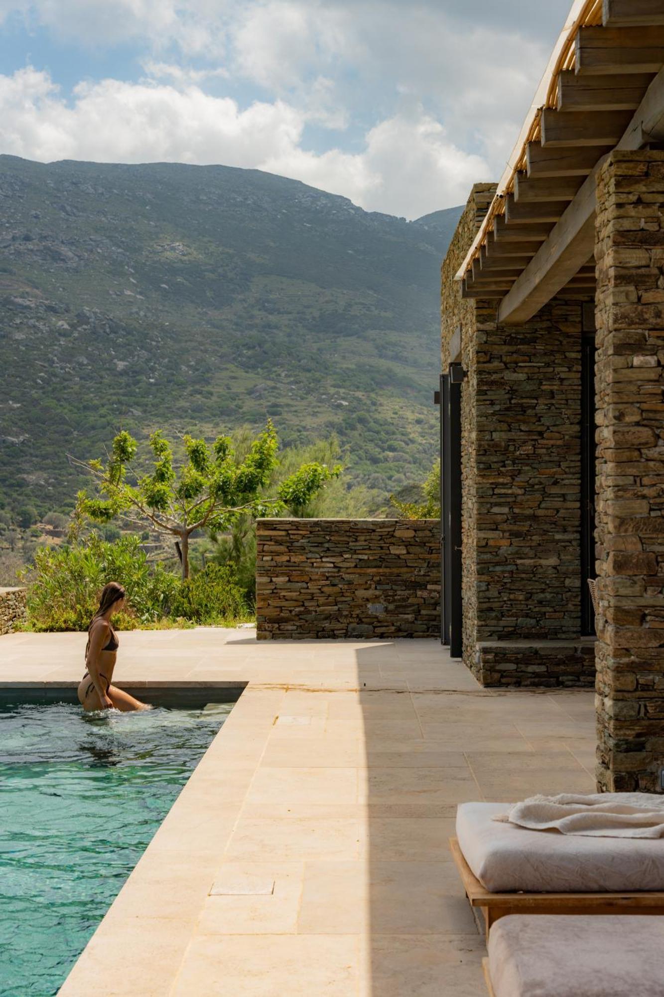 Onar Andros Guest House Achla Ngoại thất bức ảnh